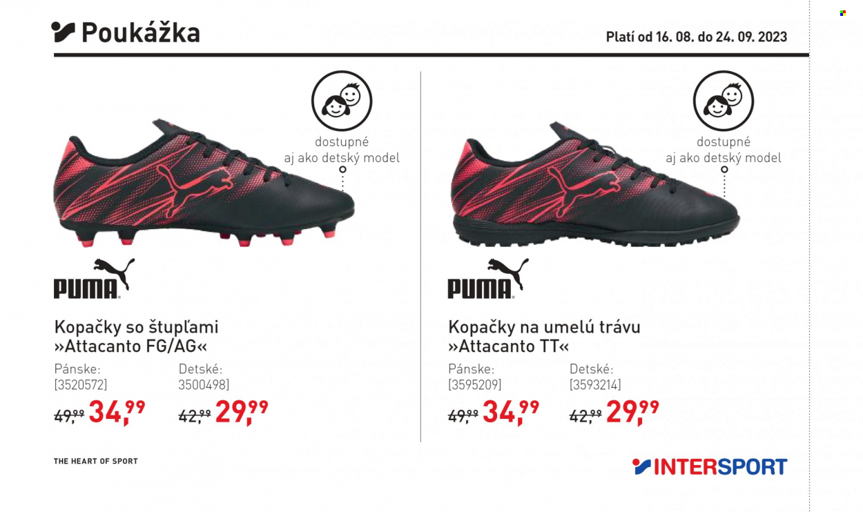 Leták Intersport - 16.8.2023 - 24.9.2023. Strana 14