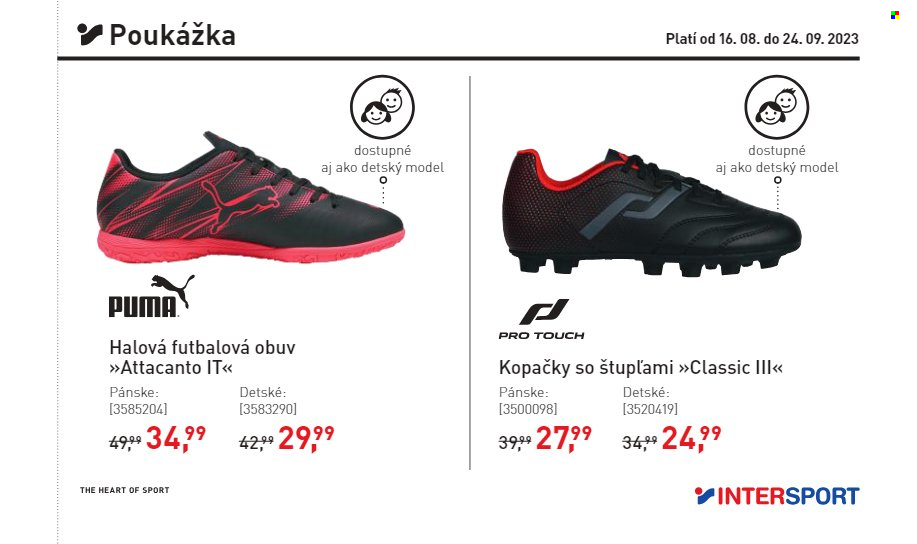 Leták Intersport - 16.8.2023 - 24.9.2023. Strana 15