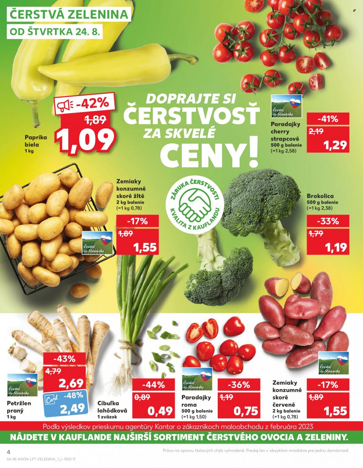 Leták Kaufland - 24.8.2023 - 30.8.2023. Strana 4