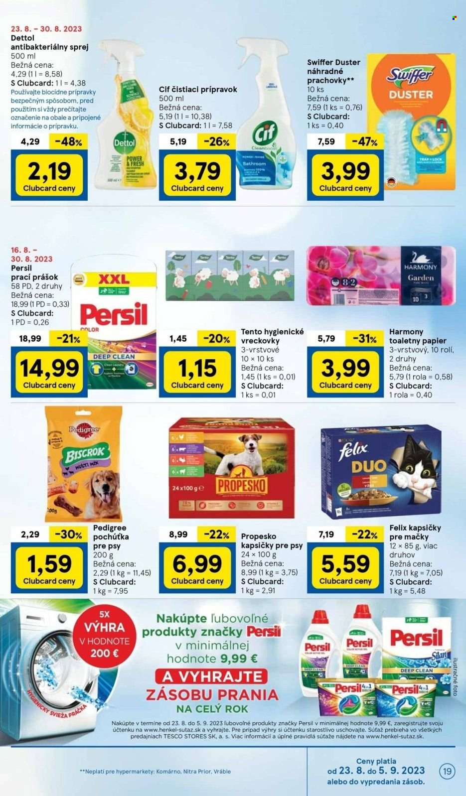 Leták TESCO - 23.8.2023 - 30.8.2023. Strana 19