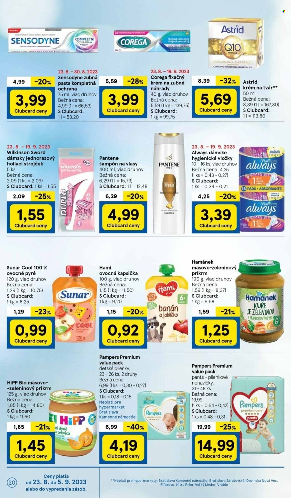 Leták TESCO - 23.8.2023 - 30.8.2023. Strana 20