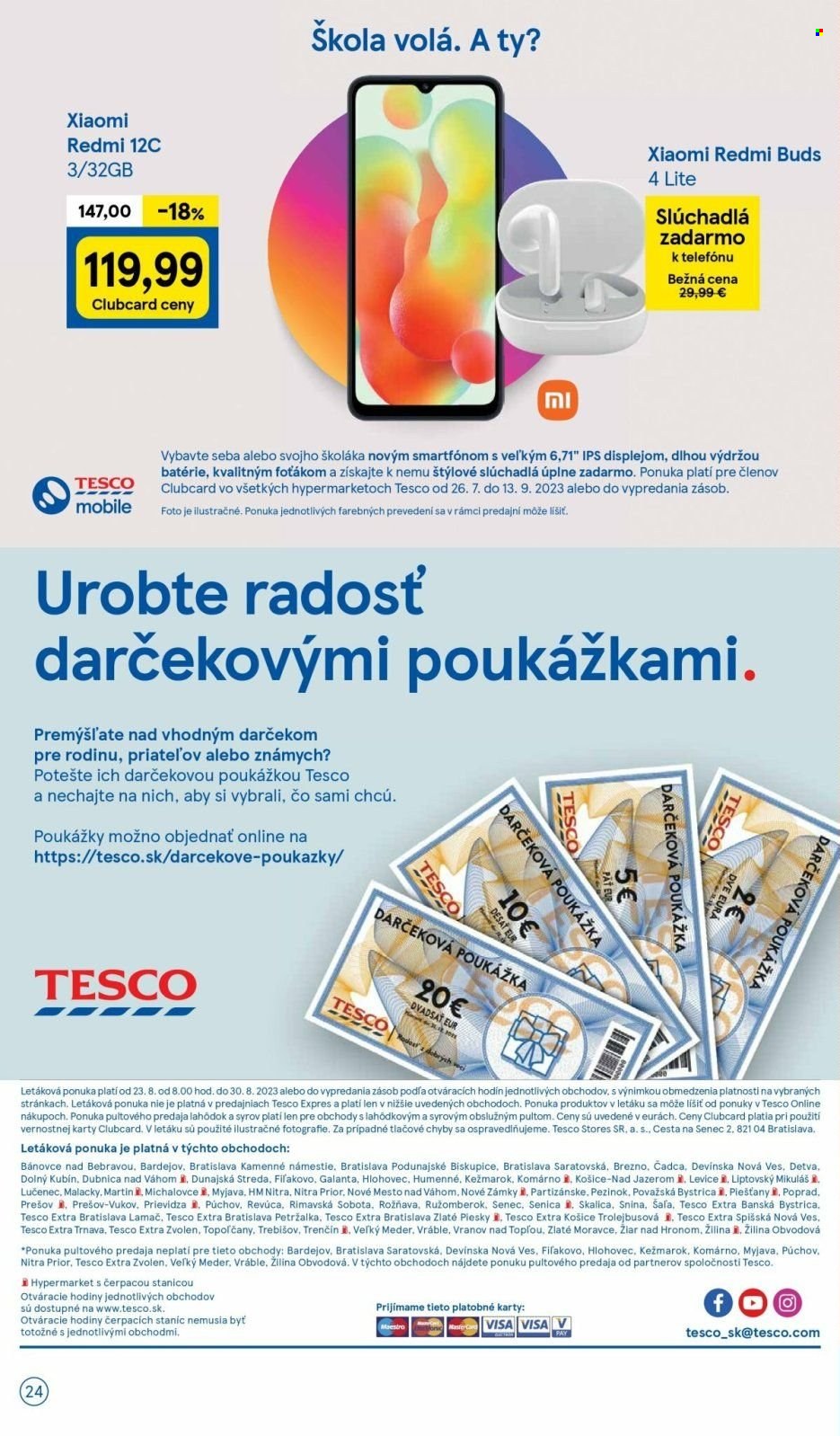 Leták TESCO - 23.8.2023 - 30.8.2023. Strana 24