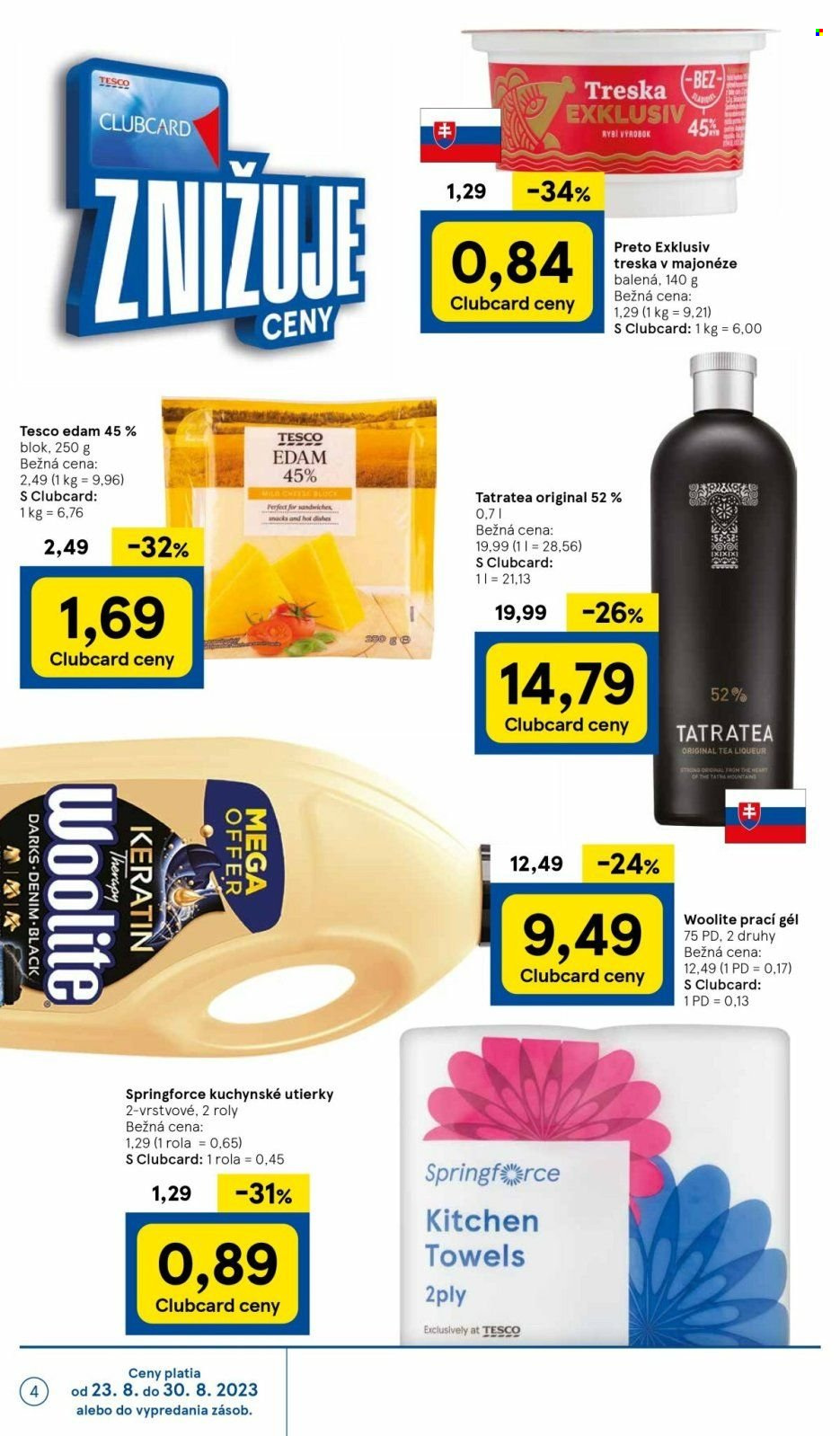 Leták TESCO supermarket - 23.8.2023 - 30.8.2023. Strana 4