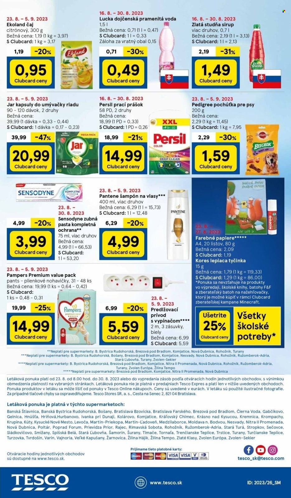 Leták TESCO supermarket - 23.8.2023 - 30.8.2023. Strana 11