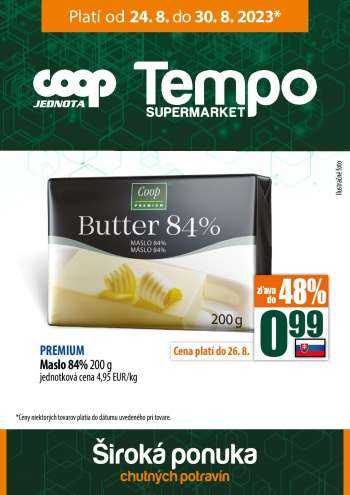 Leták COOP Jednota - 24.8.2023 - 30.8.2023.