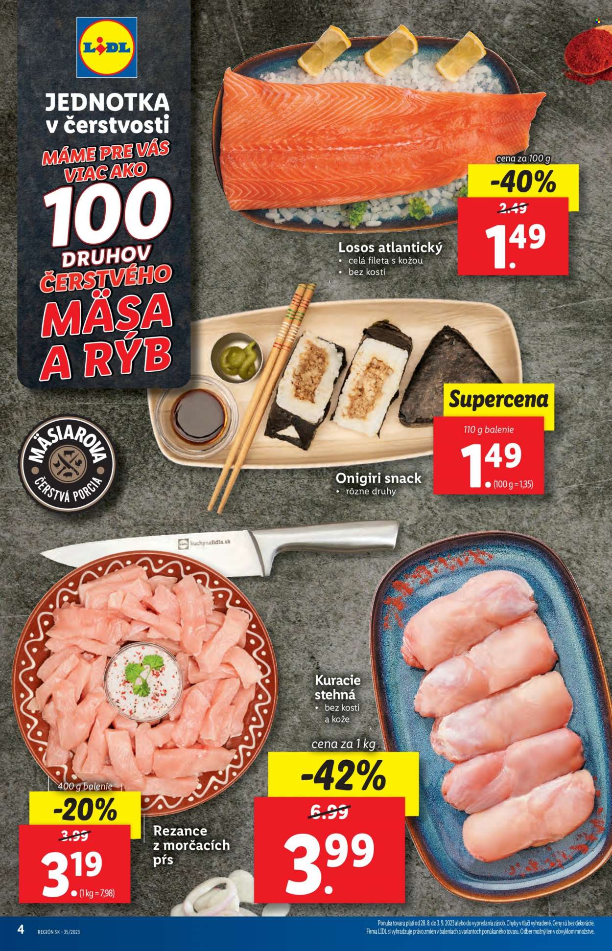 Leták Lidl - 28.8.2023 - 3.9.2023. Strana 4