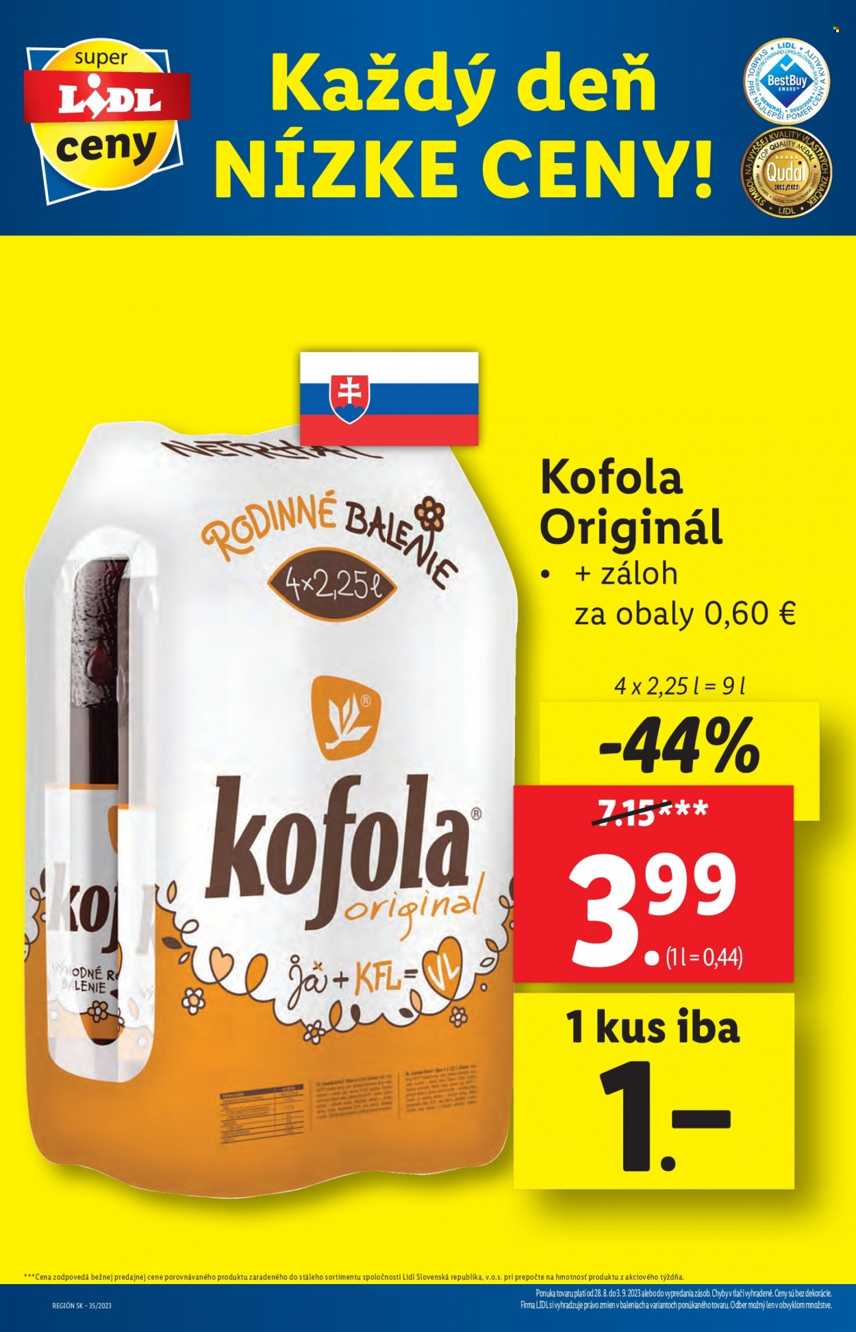 Leták Lidl - 28.8.2023 - 3.9.2023. Strana 16