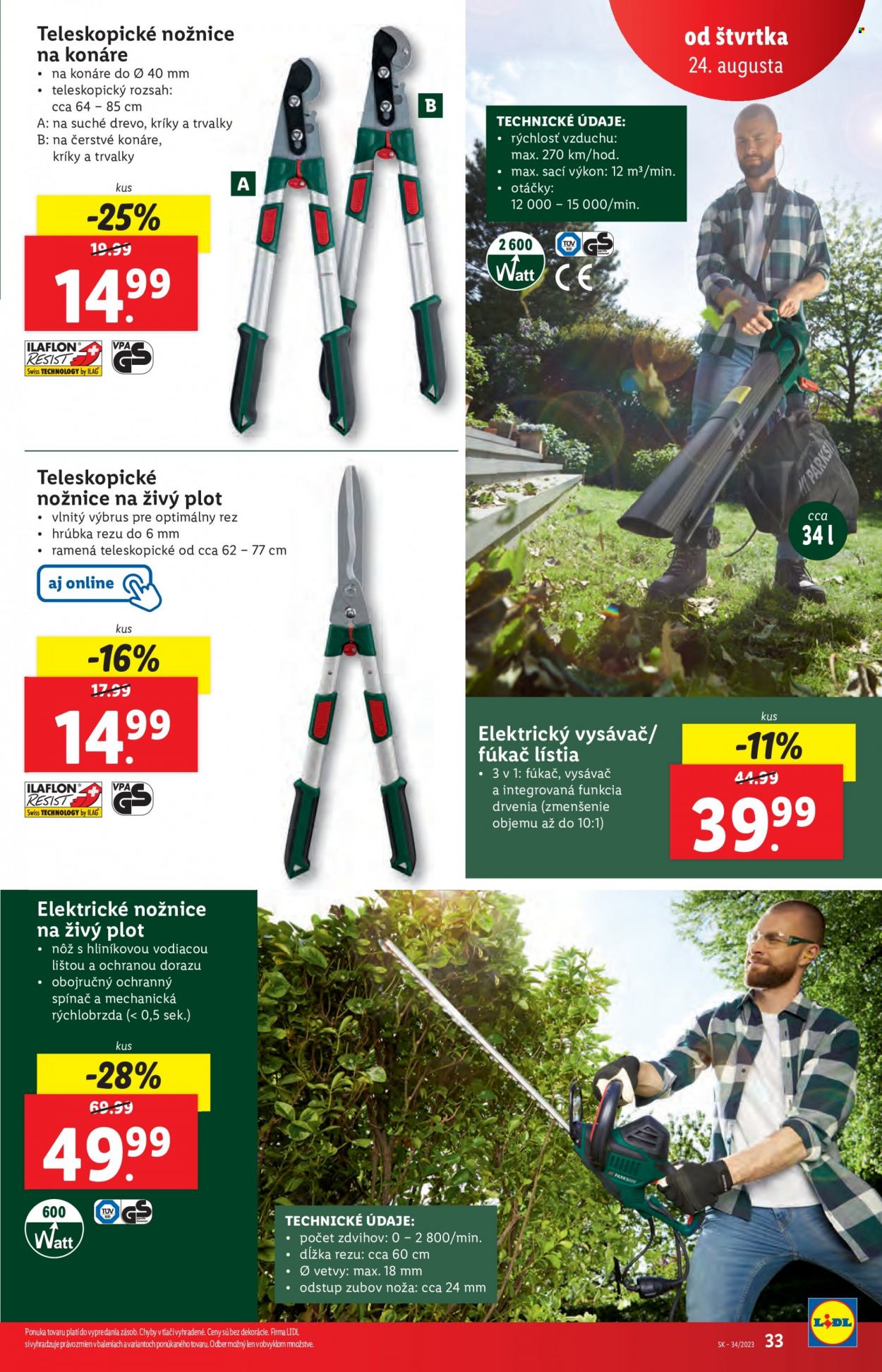 Leták Lidl - 24.8.2023 - 27.8.2023. Strana 44