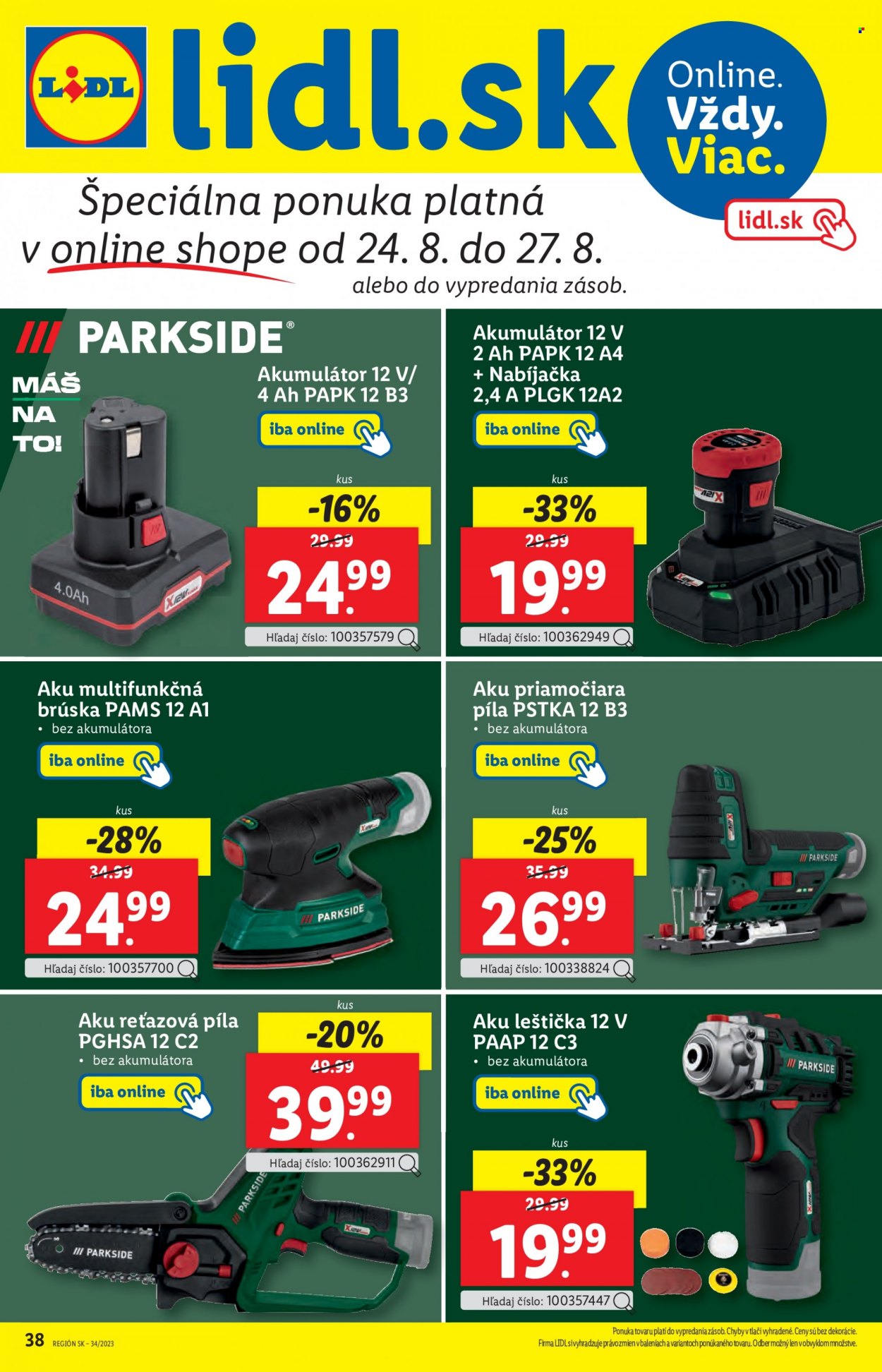 Leták Lidl - 24.8.2023 - 27.8.2023. Strana 49