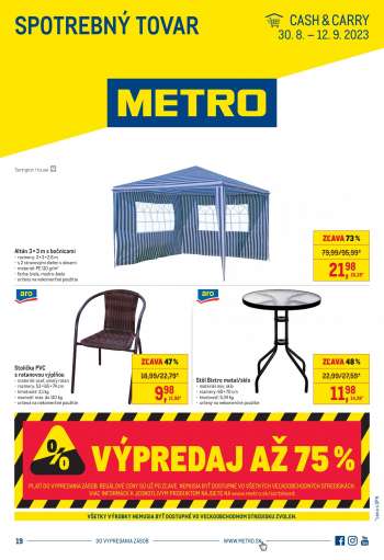 Leták Metro - 30.8.2023 - 12.9.2023.