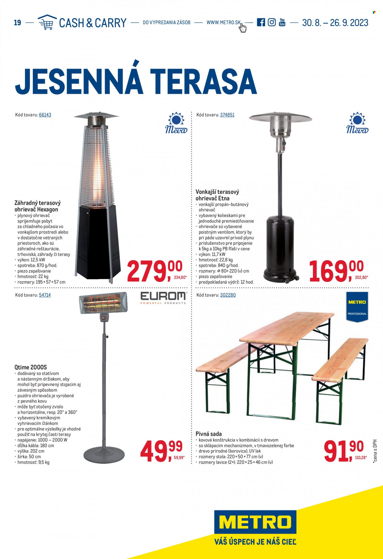Leták Metro - 30.8.2023 - 26.9.2023. Strana 1