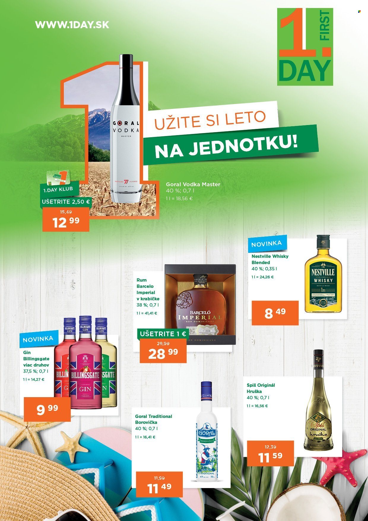 Leták 1Day - 24.8.2023 - 6.9.2023. Strana 1