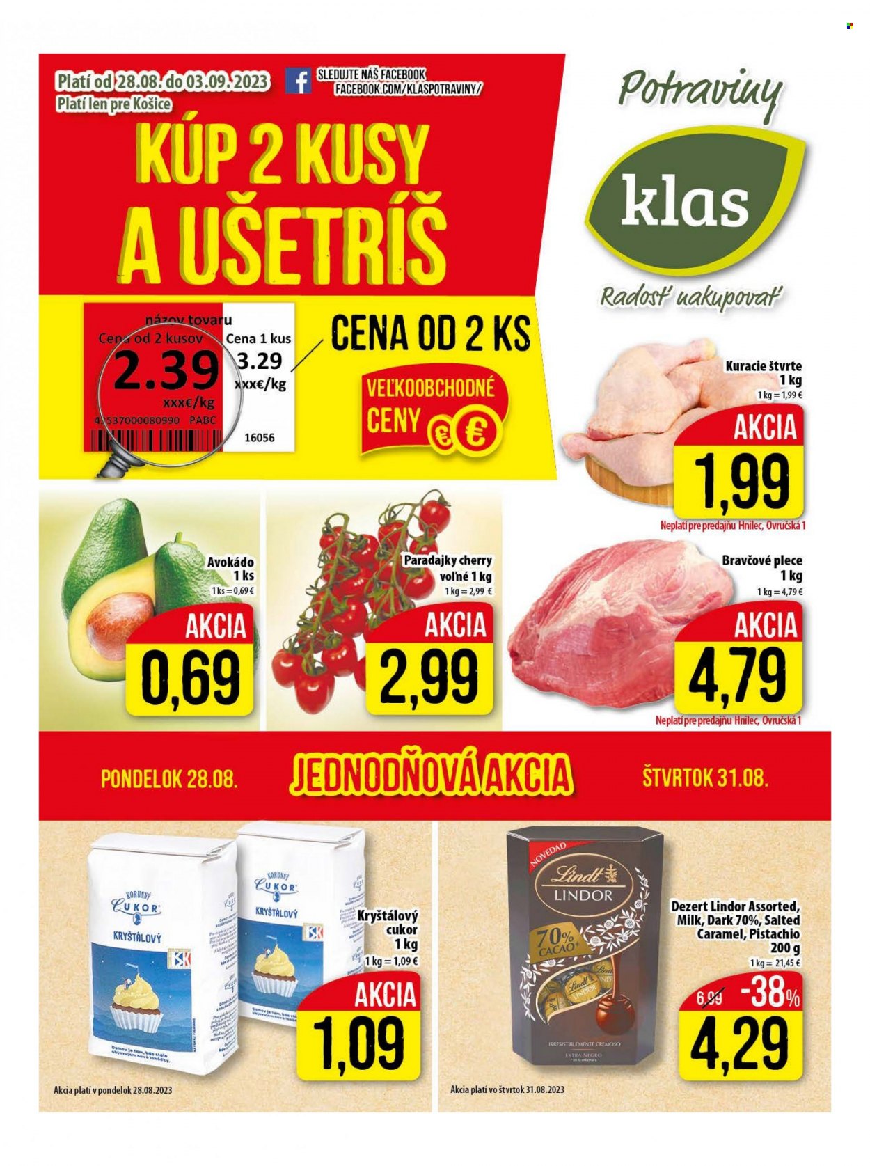 Leták Klas - 28.8.2023 - 3.9.2023. Strana 1