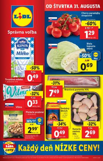 Leták Lidl - 31.8.2023 - 5.9.2023.