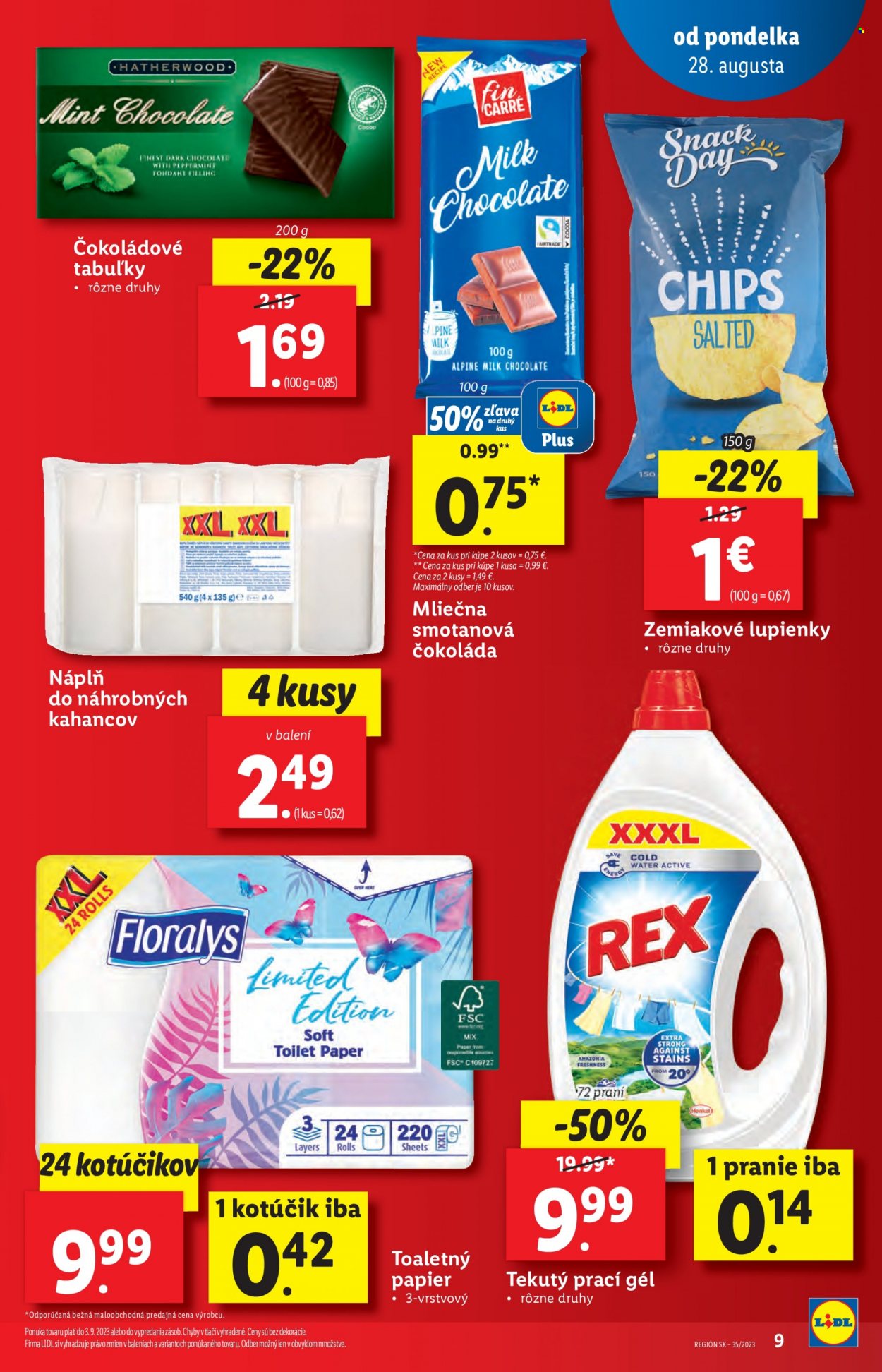 Leták Lidl - 31.8.2023 - 3.9.2023. Strana 9
