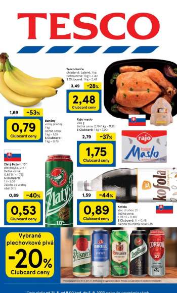 Leták TESCO - 31.8.2023 - 5.9.2023.