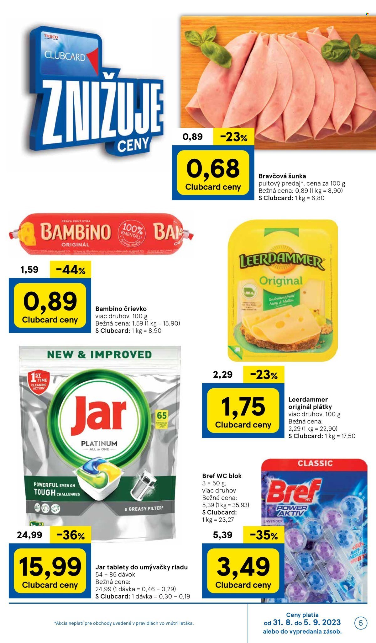 Leták TESCO - 31.8.2023 - 5.9.2023. Strana 5