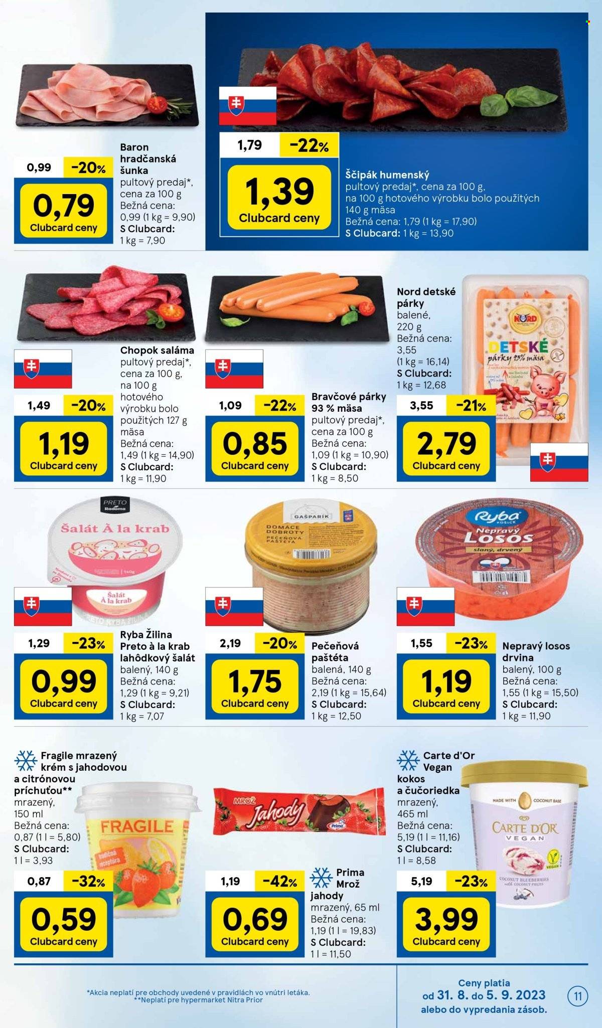 Leták TESCO - 31.8.2023 - 5.9.2023. Strana 11