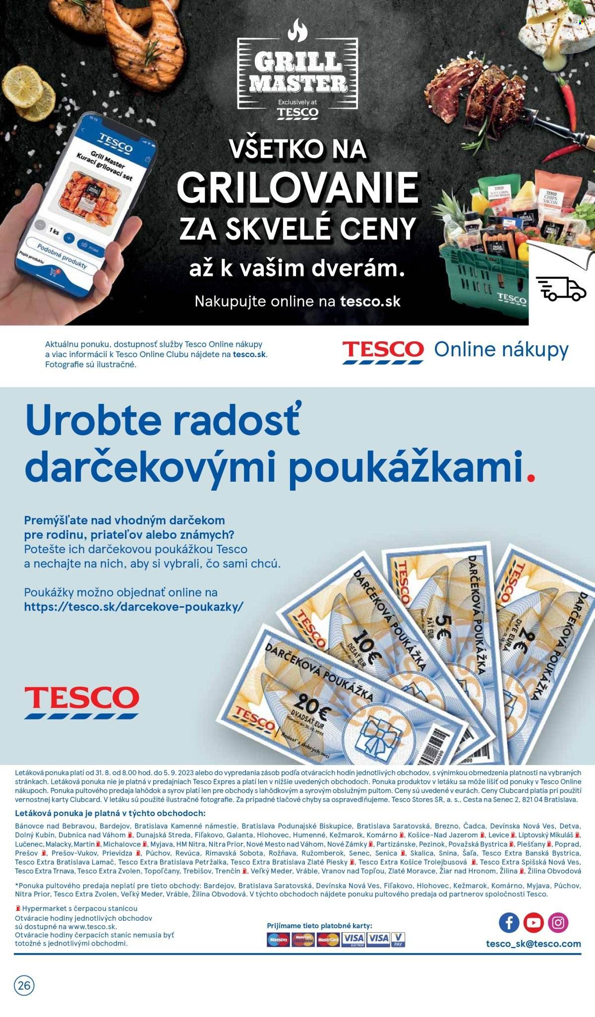 Leták TESCO - 31.8.2023 - 5.9.2023. Strana 26