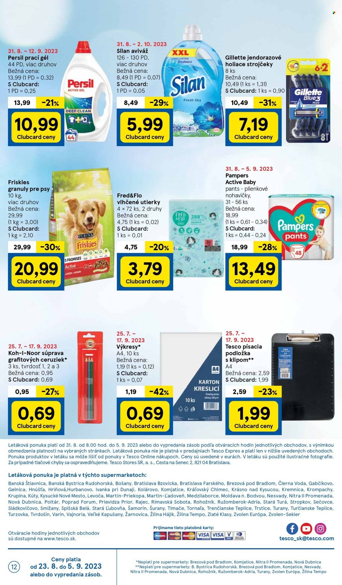 Leták TESCO supermarket - 31.8.2023 - 5.9.2023. Strana 12