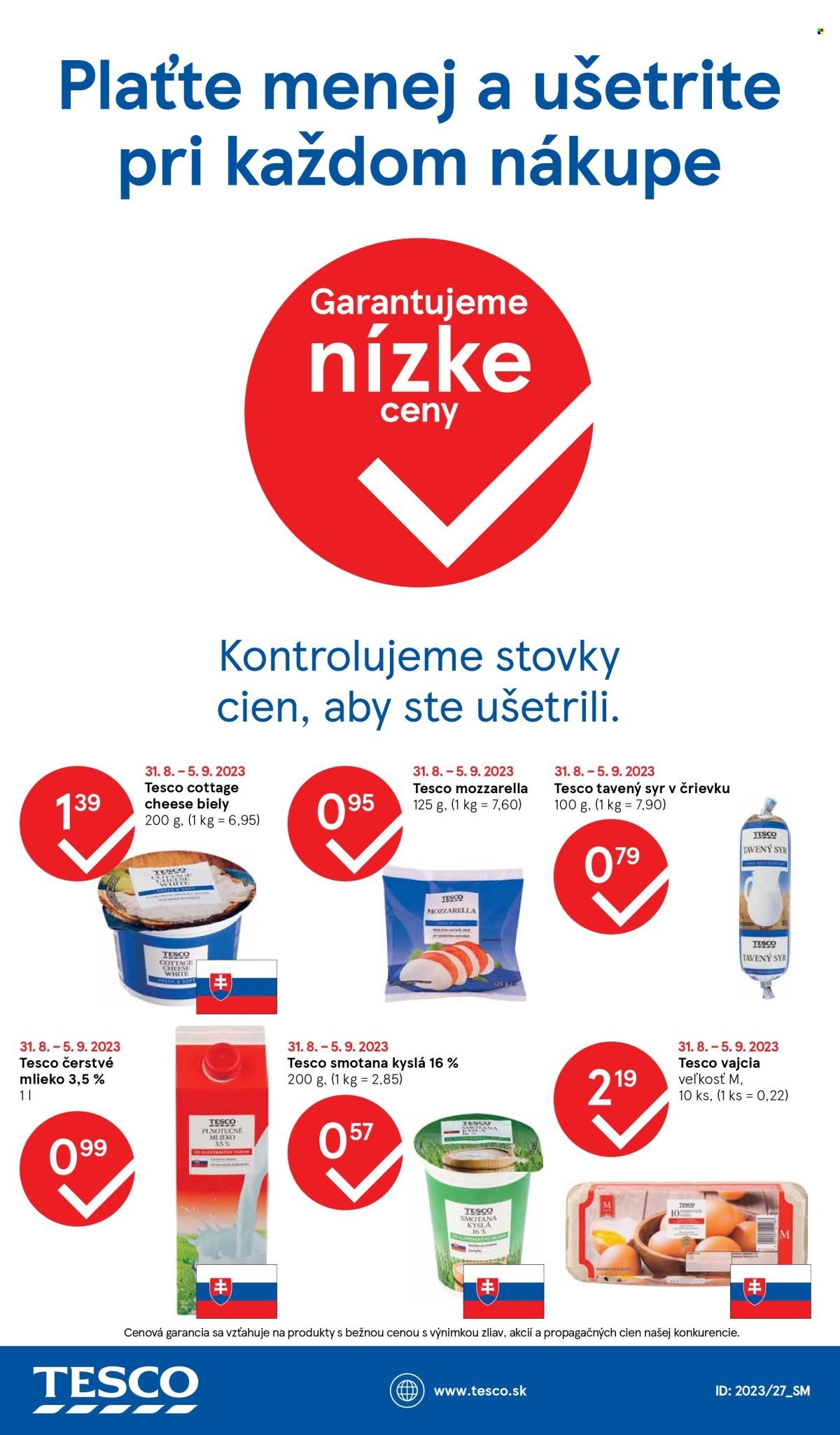 Leták TESCO supermarket - 31.8.2023 - 5.9.2023. Strana 13