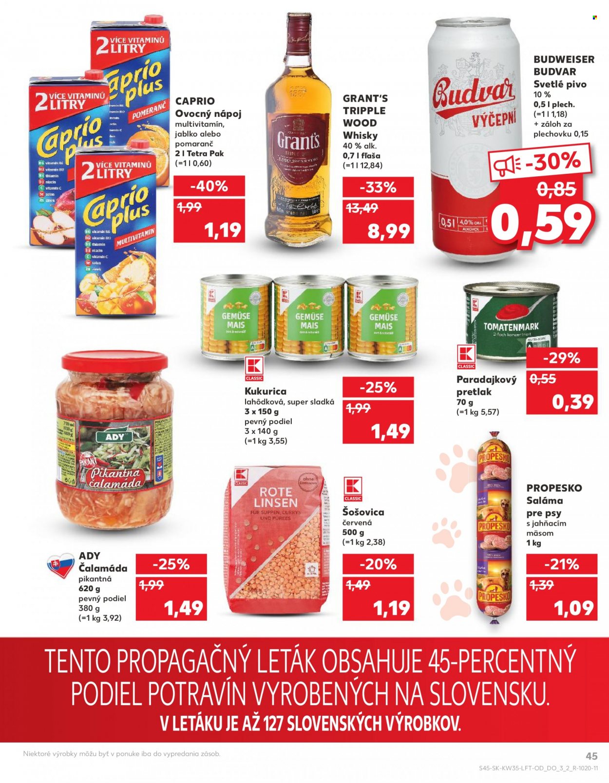 Leták Kaufland - 30.8.2023 - 6.9.2023. Strana 45