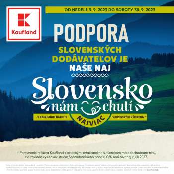 Leták Kaufland - 30.8.2023 - 6.9.2023.