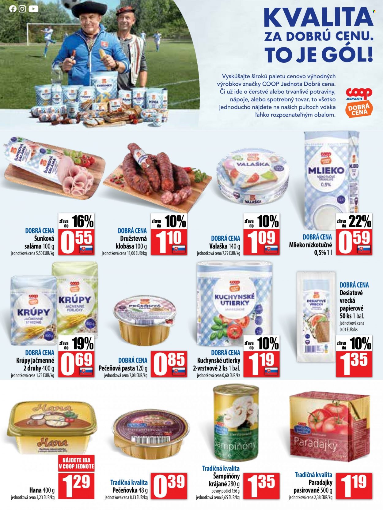 Leták COOP Jednota - 31.8.2023 - 13.9.2023. Strana 14