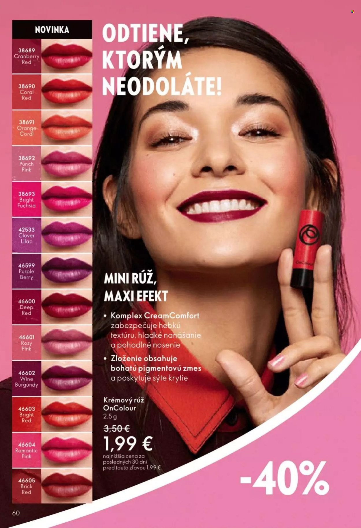 Leták Oriflame - 20.9.2023 - 10.10.2023. Strana 60