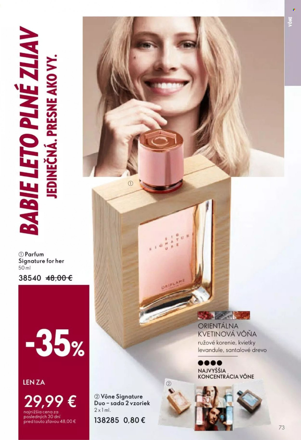 Leták Oriflame - 20.9.2023 - 10.10.2023. Strana 72