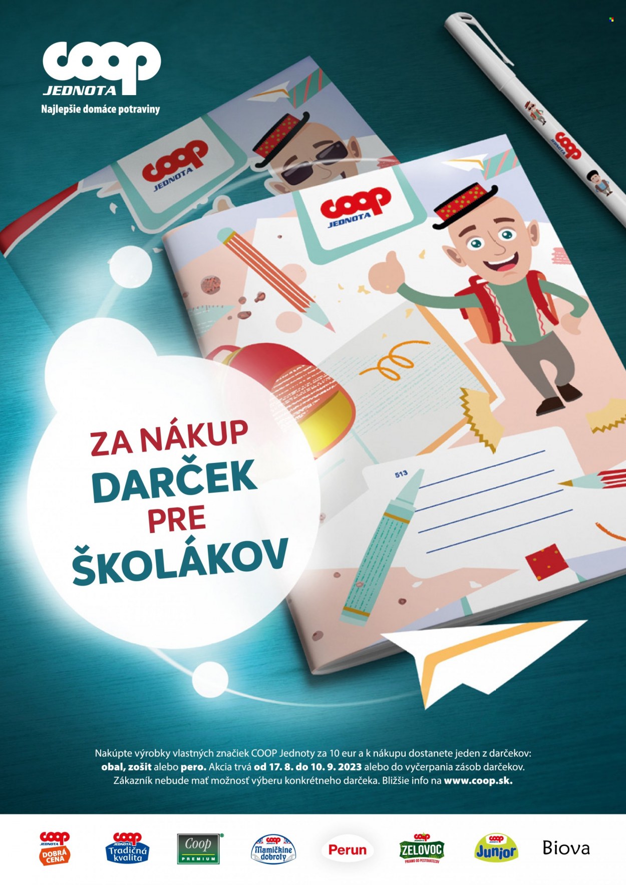 Leták COOP Jednota - 31.8.2023 - 6.9.2023. Strana 11