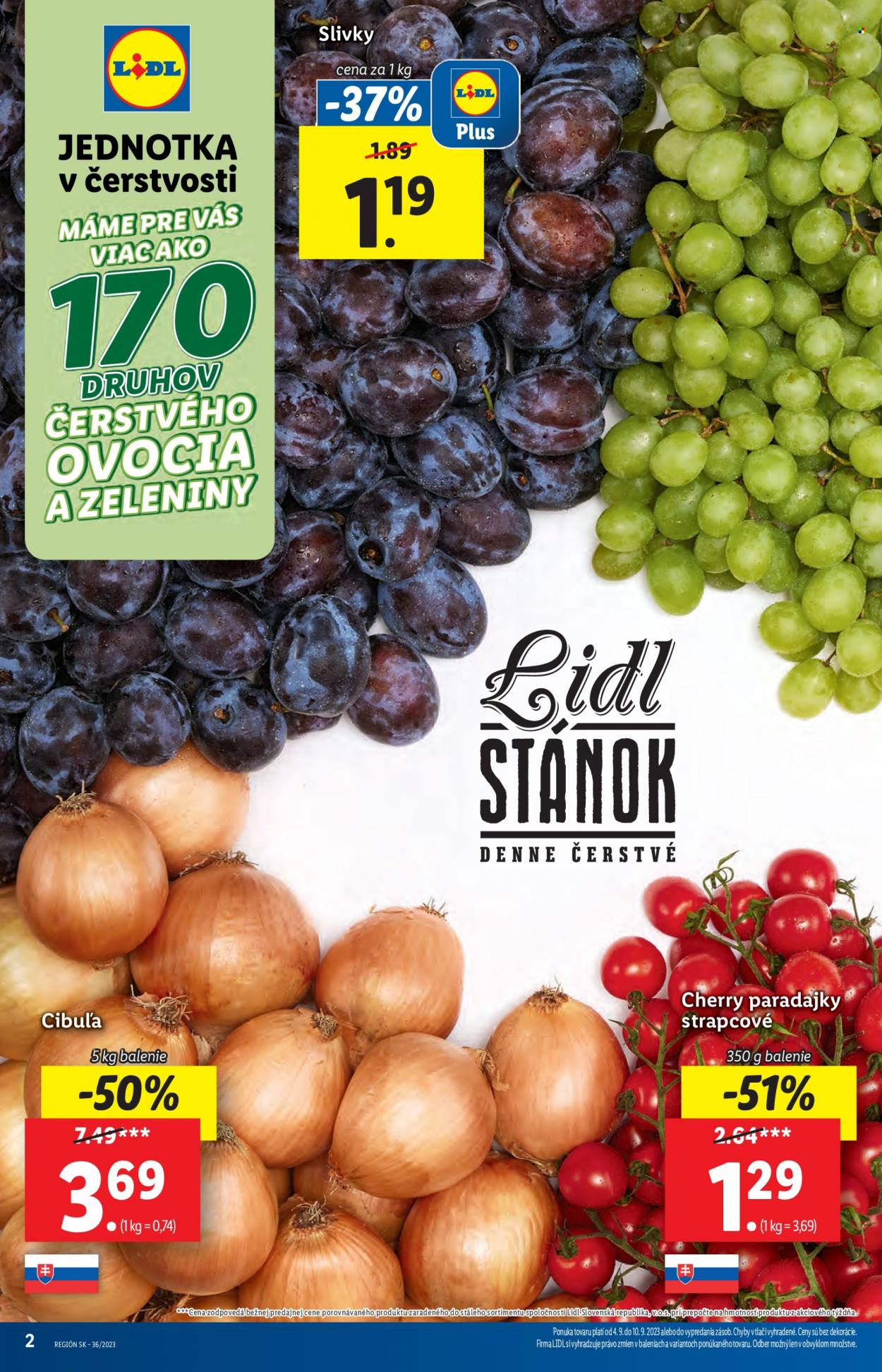 Leták Lidl - 4.9.2023 - 10.9.2023. Strana 4
