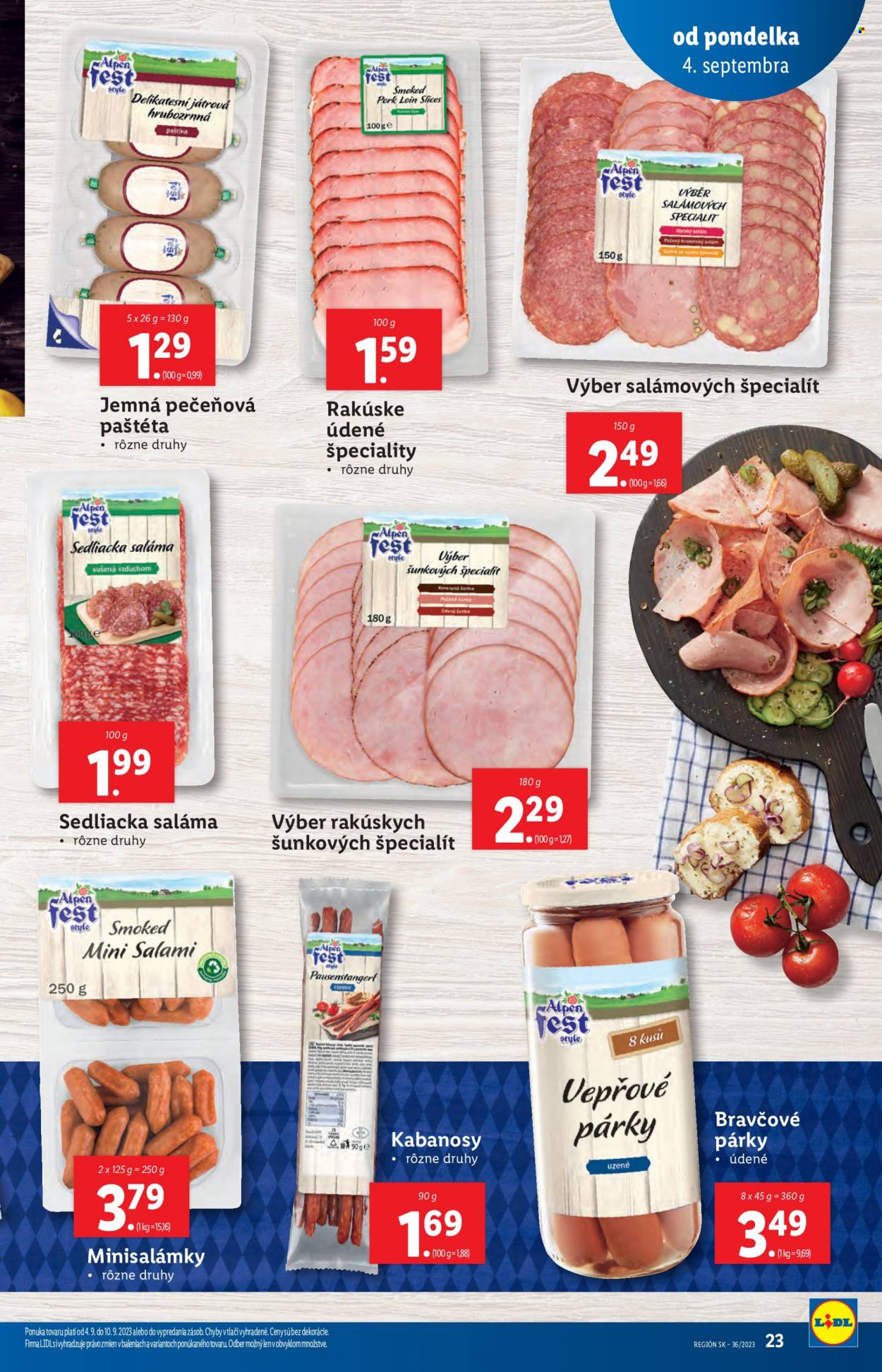 Leták Lidl - 4.9.2023 - 10.9.2023. Strana 50
