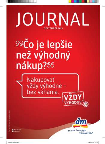 Leták dm drogerie - 1.9.2023 - 30.9.2023.