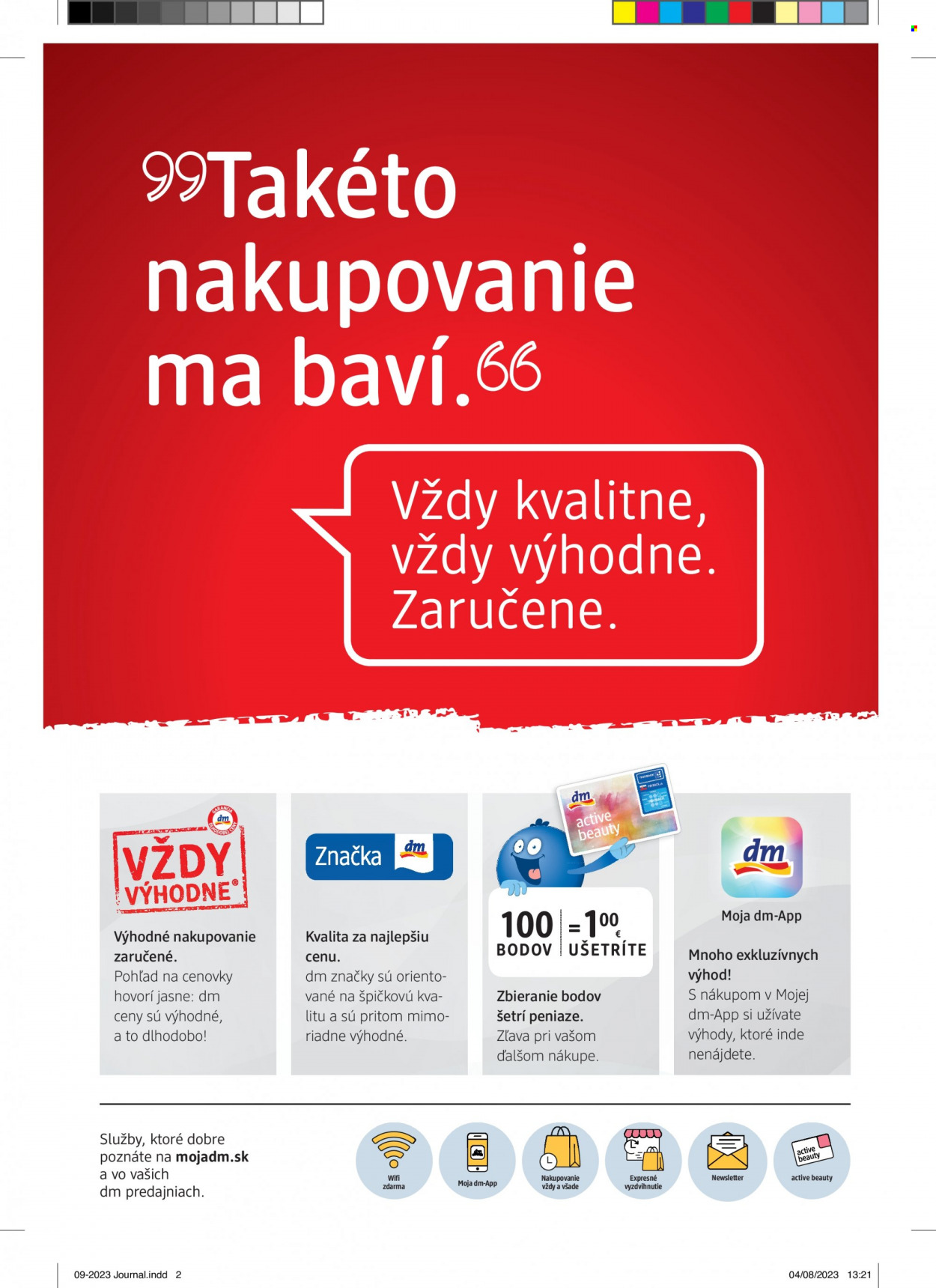 Leták dm drogerie - 1.9.2023 - 30.9.2023. Strana 2
