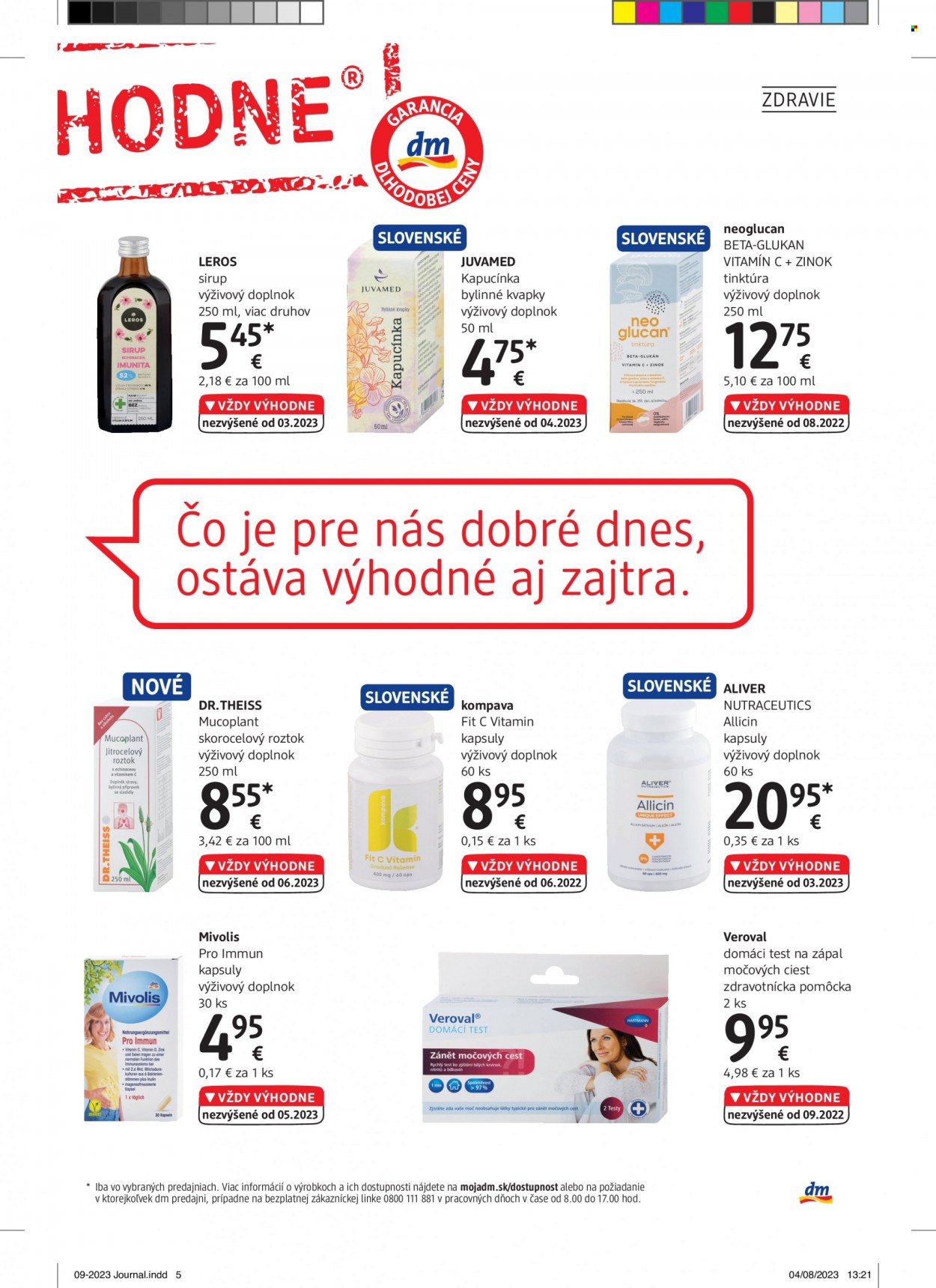 Leták dm drogerie - 1.9.2023 - 30.9.2023. Strana 5