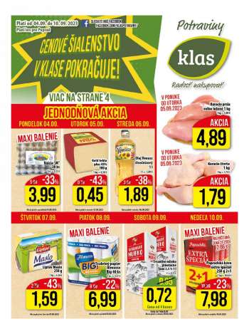 Leták Klas - 4.9.2023 - 10.9.2023.