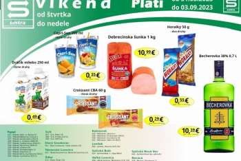 Leták Sintra - 31.8.2023 - 3.9.2023.