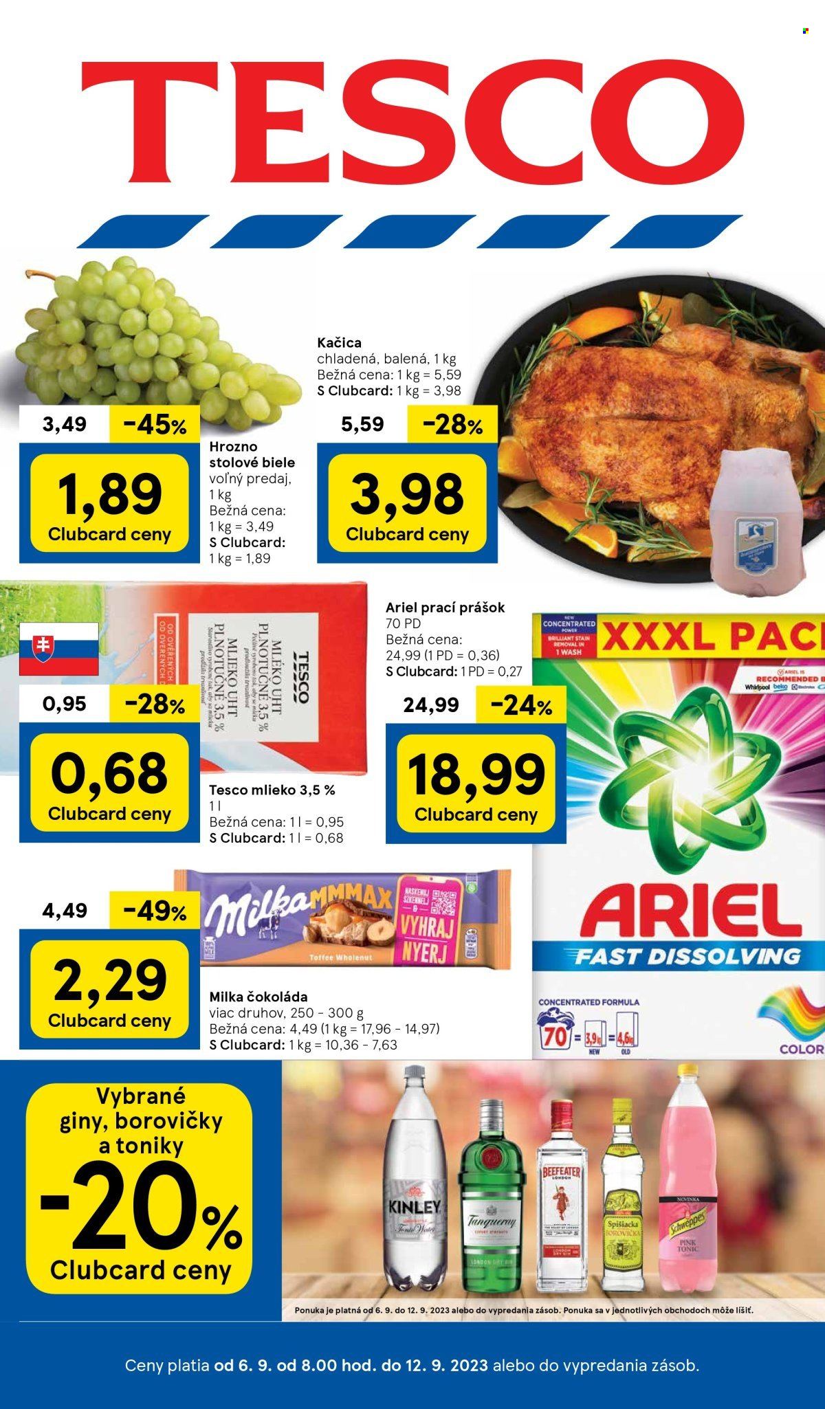 Leták TESCO - 6.9.2023 - 12.9.2023. Strana 1