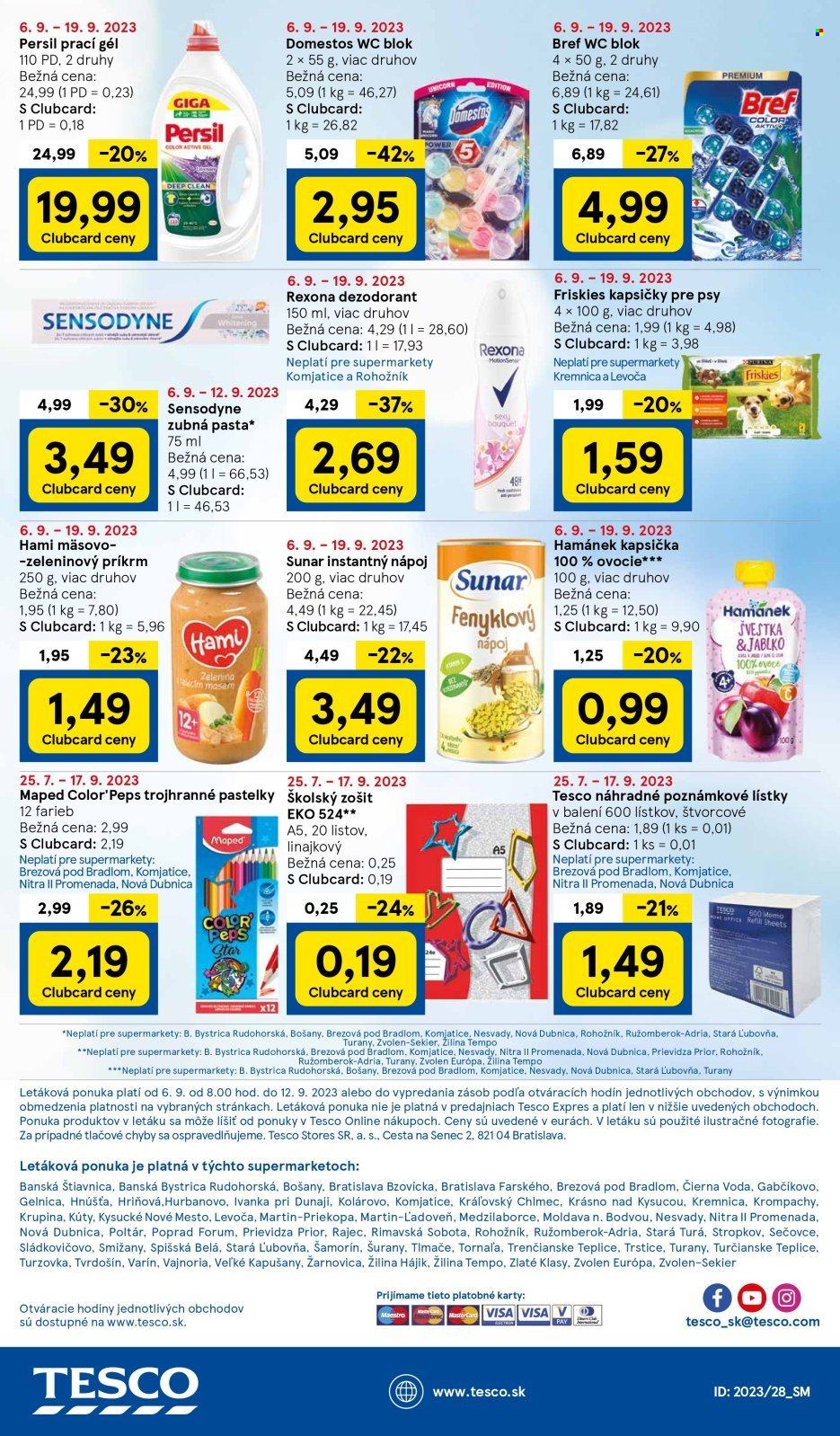 Leták TESCO supermarket - 6.9.2023 - 12.9.2023. Strana 9