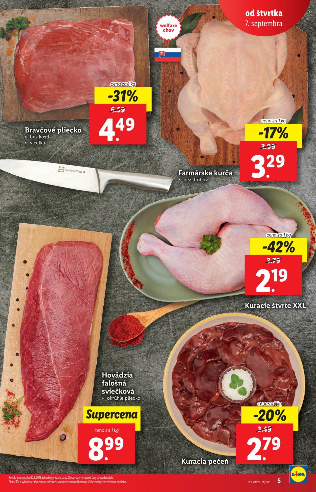 Leták Lidl - 7.9.2023 - 10.9.2023. Strana 5