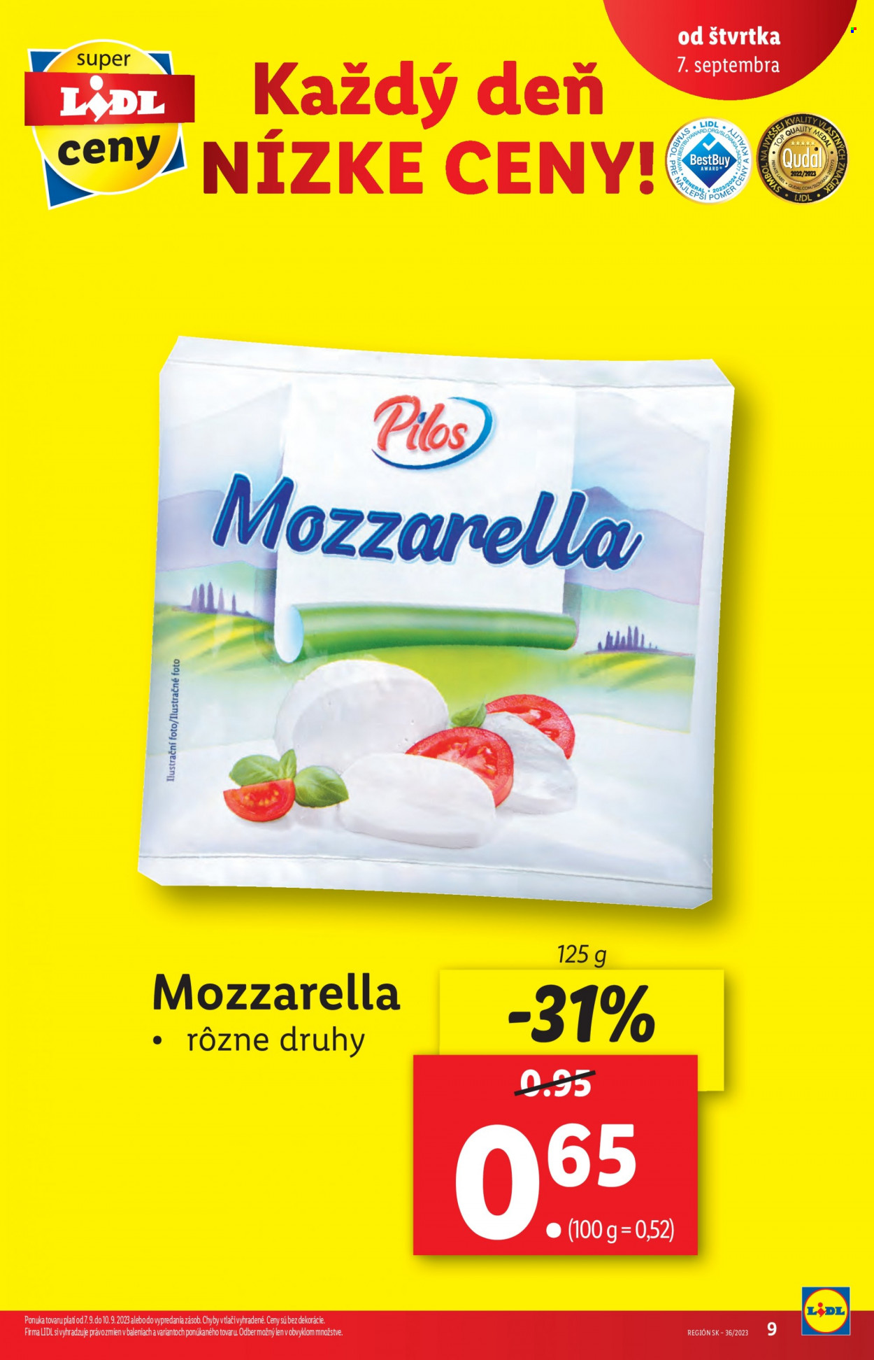 Leták Lidl - 7.9.2023 - 10.9.2023. Strana 9