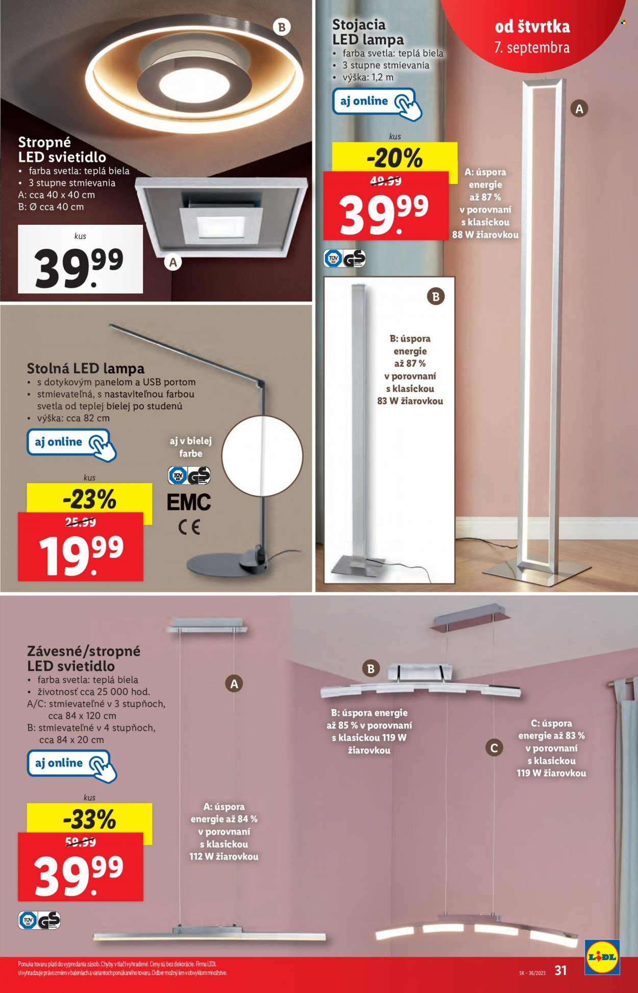 Leták Lidl - 7.9.2023 - 10.9.2023. Strana 33