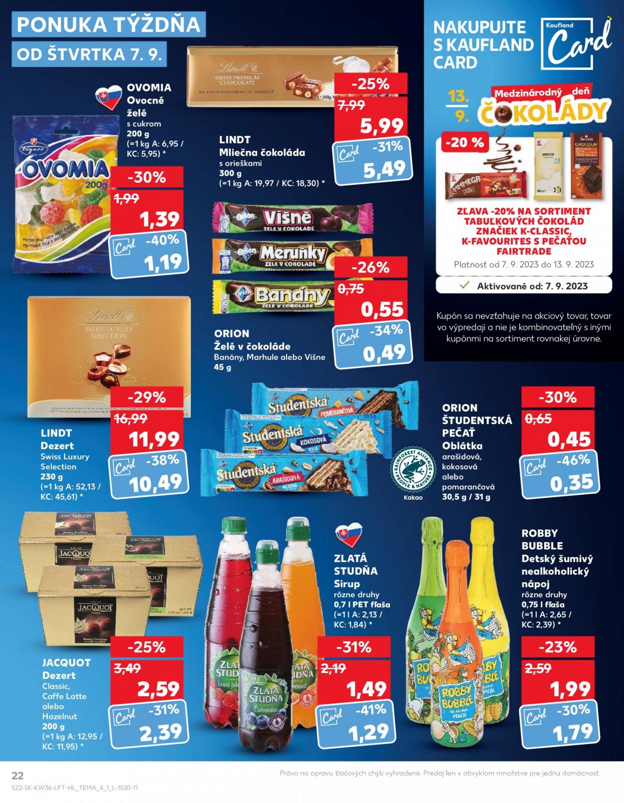 Leták Kaufland - 7.9.2023 - 13.9.2023. Strana 22