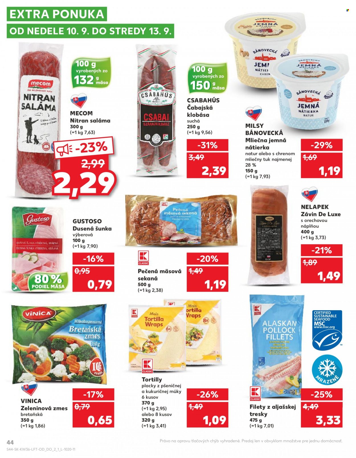 Leták Kaufland - 7.9.2023 - 13.9.2023. Strana 44
