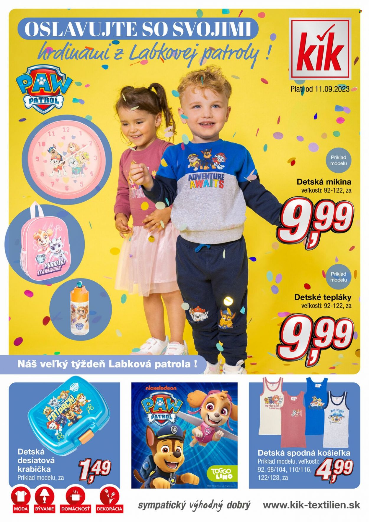 Leták kik. Strana 1