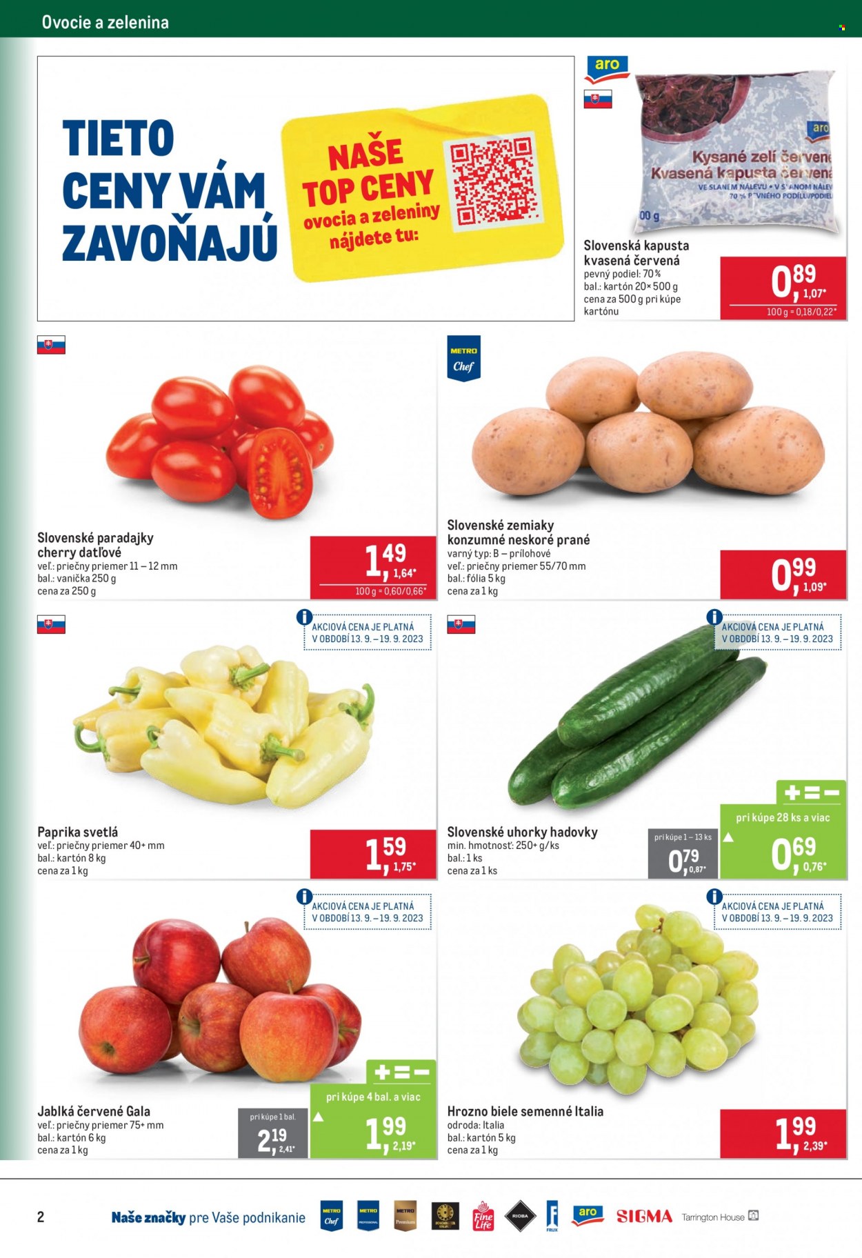 Leták Metro - 13.9.2023 - 26.9.2023. Strana 2