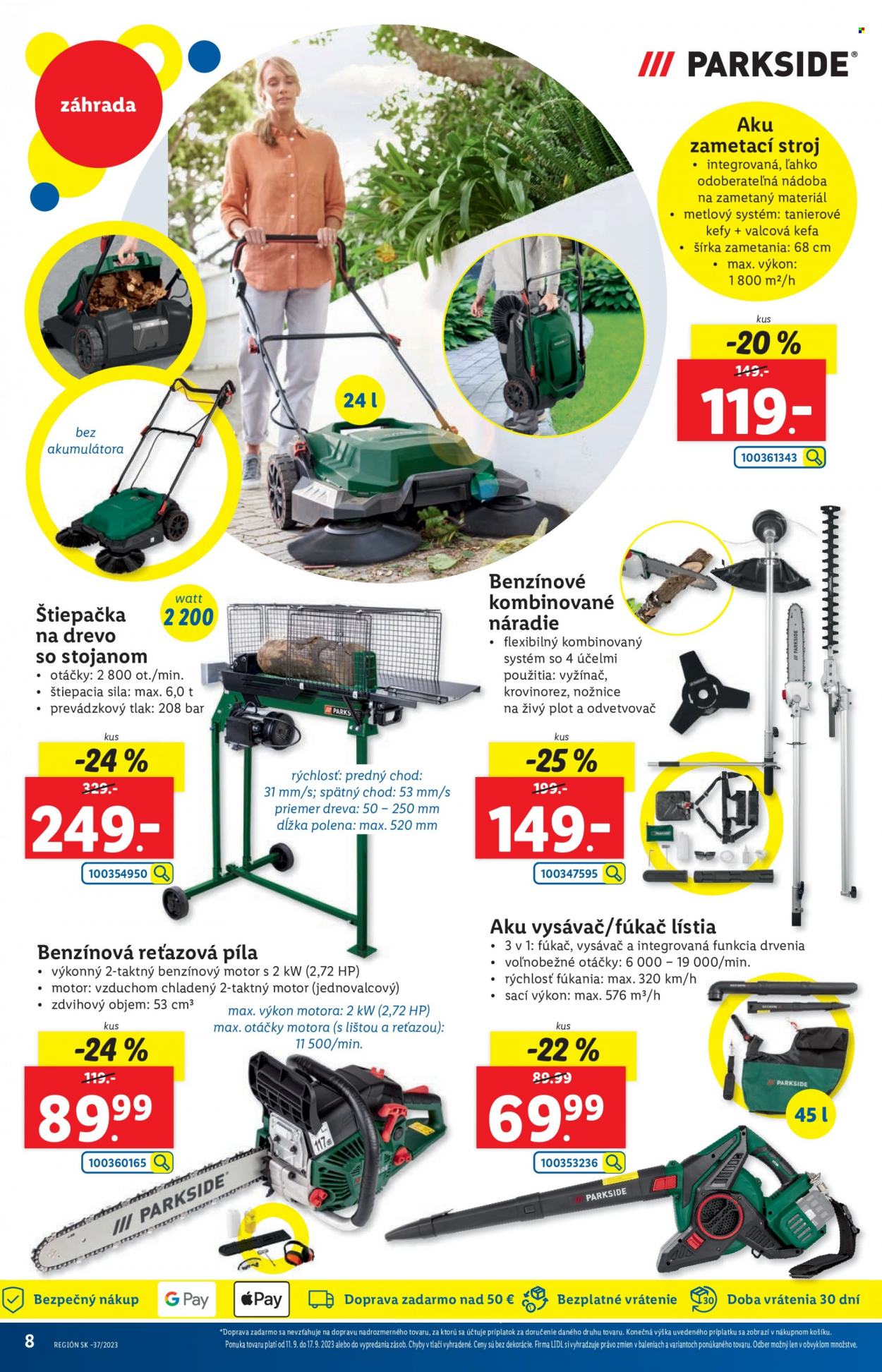 Leták Lidl - 11.9.2023 - 17.9.2023. Strana 8