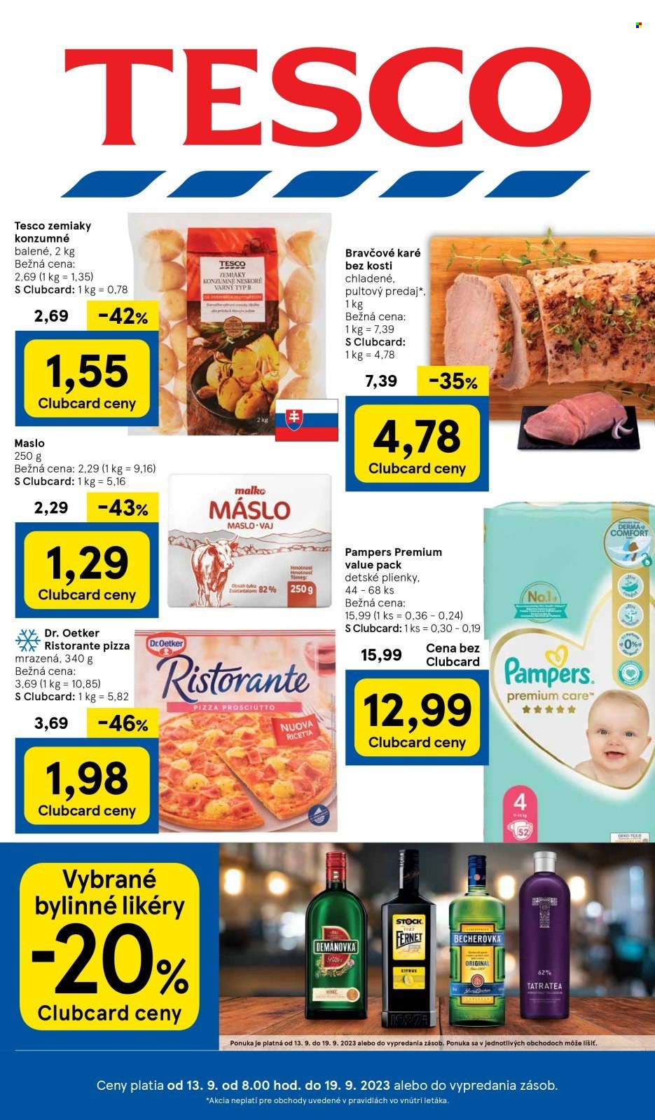 Leták TESCO - 13.9.2023 - 19.9.2023. Strana 1