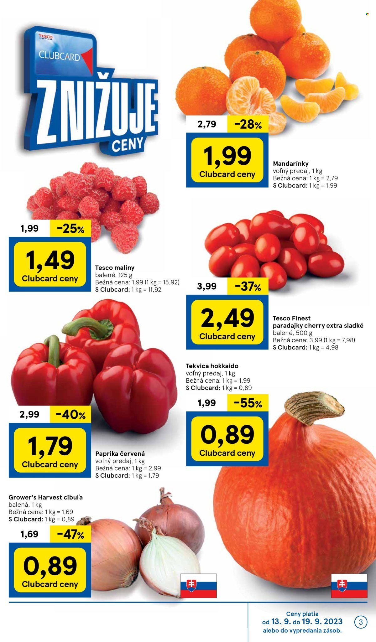 Leták TESCO - 13.9.2023 - 19.9.2023. Strana 3